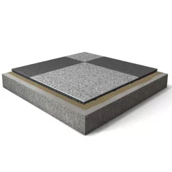 Action Sport Rubber Gym Tile Black 1 Inch x 2x2 Ft.