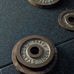 Action Sport Rubber Gym Tile 10% Color 1 Inch x 2x2 Ft.