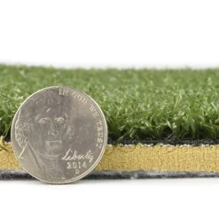 All Sport Artificial Grass Turf Roll 7/16 Inch x 15 Ft. Wide 5mm Padded Per SF