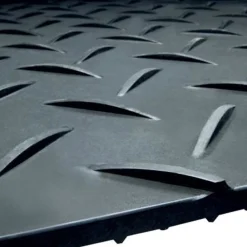 AlturnaMats Ground Protection Mats Black 1/2 Inch x 4x8 Ft. Diamond/Smooth