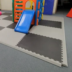 Border Ramp Pair for Indoor Playground Foam Tiles 1.5 inch x 1 Meter