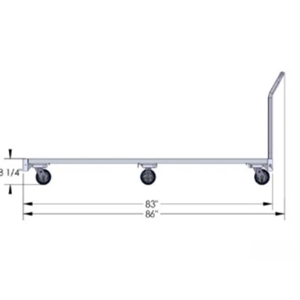 Cart for Protective Carpet Tile