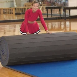 Cheerleading Mats 6x42 ft x 2 Inch Poly Flexible Roll