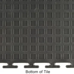 Coin Top Home Floor Tile Black or Dark Gray 5 mm x 20.5x20.5 Inches 8 per Carton