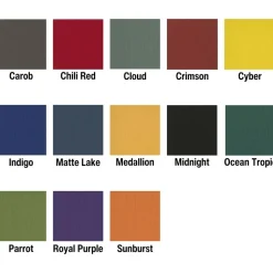 Colorburst Commercial Carpet Planks 1/4 Inch x 12x48 Inches Carton of 14