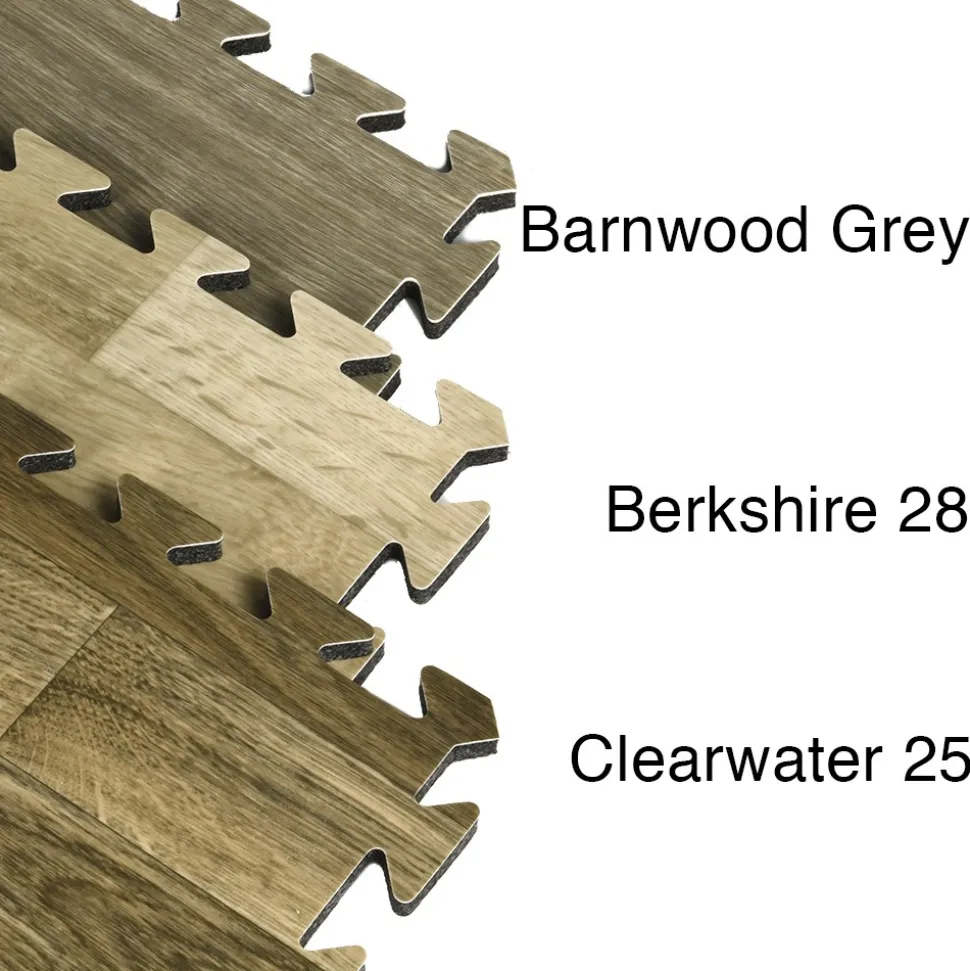 Comfort Flex Tile 1/2 Inch x 20x20 Ft. Kit Beveled Edges