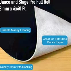 Dance and Stage Pro Full Roll 2.5 mm x 6x60 Ft.