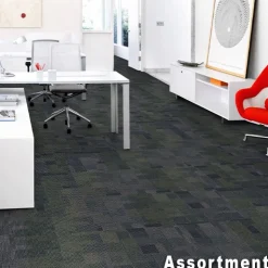 Design Medley II Commercial Carpet Tile 5.9 mm x 24x24 Inches Carton of 18