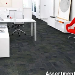 Design Medley II Commercial Carpet Tile 5.9 mm x 24x24 Inches Carton of 18