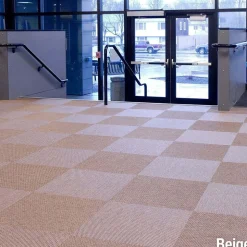 Diagonal Heavy Duty Carpet Tile 3/8 Inch x 19.69x19.69 Inches Carton of 20