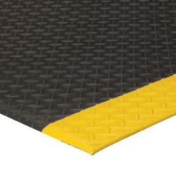 Diamond Deluxe Soft Foot Fatigue Mat 3x5 Feet Black/Yellow