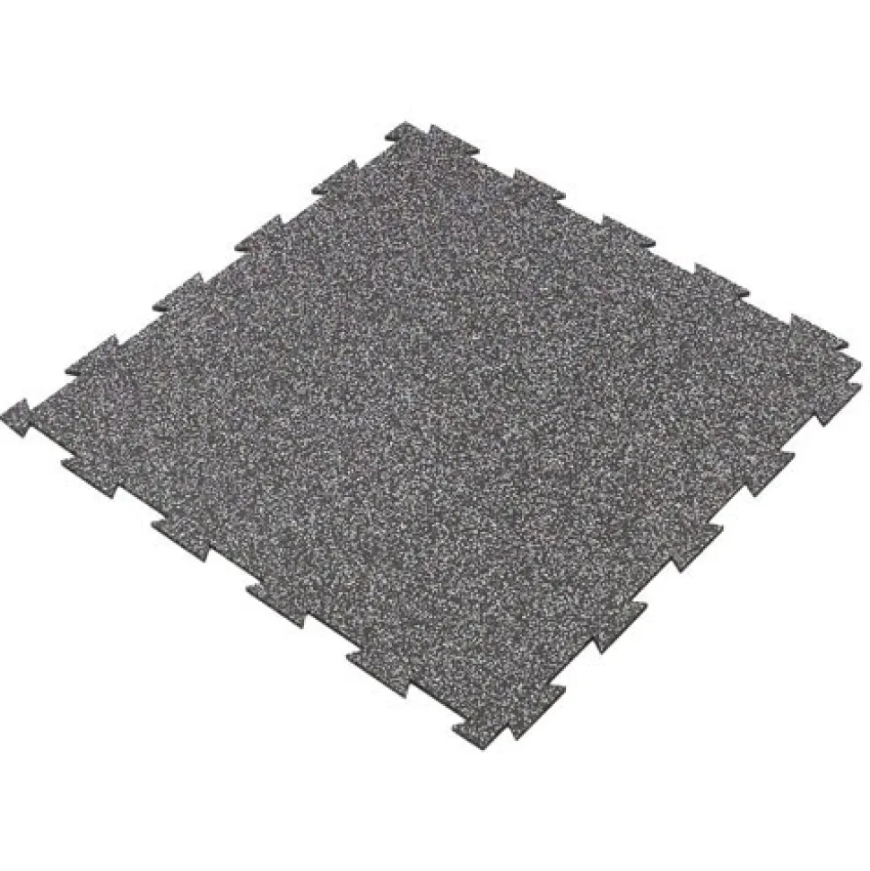 Domination Rubber Interlocking Tiles 12 mm x 37x37 Inches
