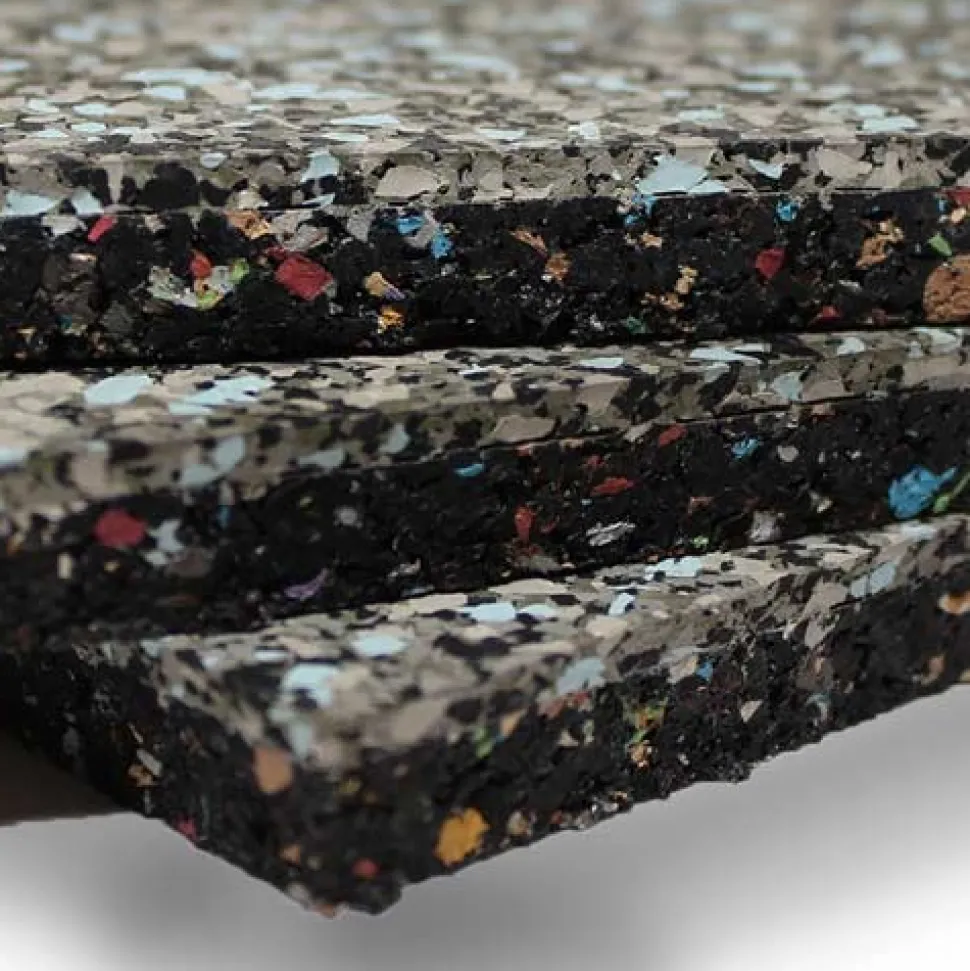 Domination Rubber Square Tiles 10 mm x 38x38 Inches