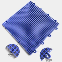 DunkStar BaseCourt Outdoor Tile 5/8 Inch x 1x1 Ft.