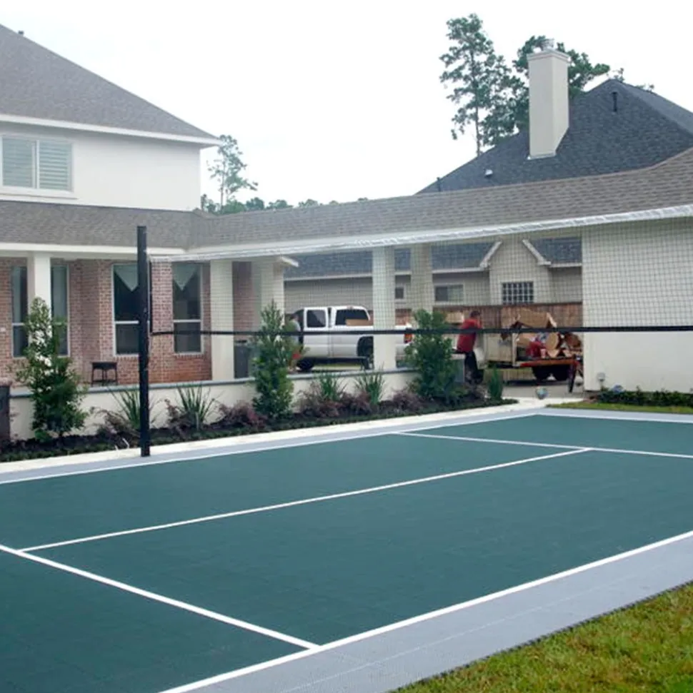 DunkStar BaseCourt Outdoor Tile Kit with Lines 30x60 Ft.