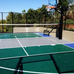 DunkStar BaseCourt Outdoor Tile Kit with Lines 30x60 Ft.
