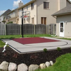 DunkStar BaseCourt Outdoor Tile Kit with Lines 30x60 Ft.