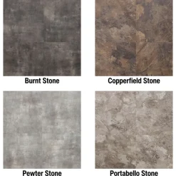 Envee Tacky Back LVT Laminate Tiles 18 in x 18 in Carton of 8