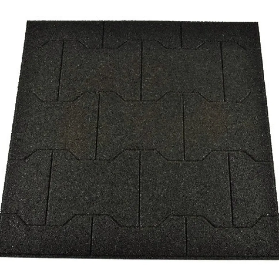 Equine Paver Tile Black 30 mm x 2x2 Ft.