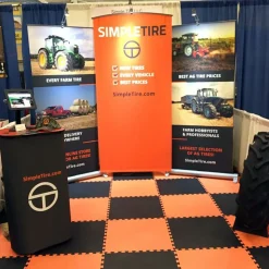 Foam Premium Interlocking Trade Show Mats 10x20 Ft. Kit
