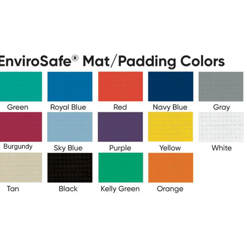 Foldable Gymnastics Mat Medium Firm Foam 4x6 Ft. x 2 Inch V2