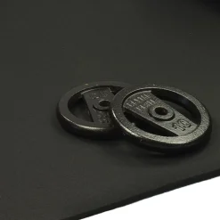 ForceFit Athletic Rolled Rubber Black 1/2 Inch x 4 Ft. Wide Per SF