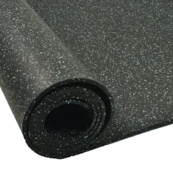 ForceFit Athletic Rolled Rubber 10% Color 3/8 Inch x 4 Ft. Wide Per SF