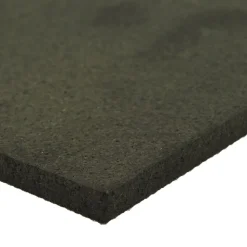 ForceFit West Athletic Rolled Rubber Black 6 mm x 4 Ft. Wide Per SF