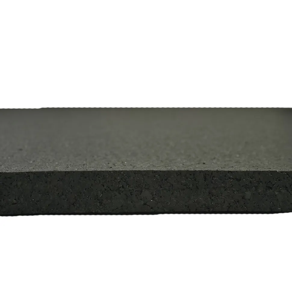 ForceFit West Athletic Rolled Rubber Black 3/8 Inch x 4 Ft. Wide Per SF