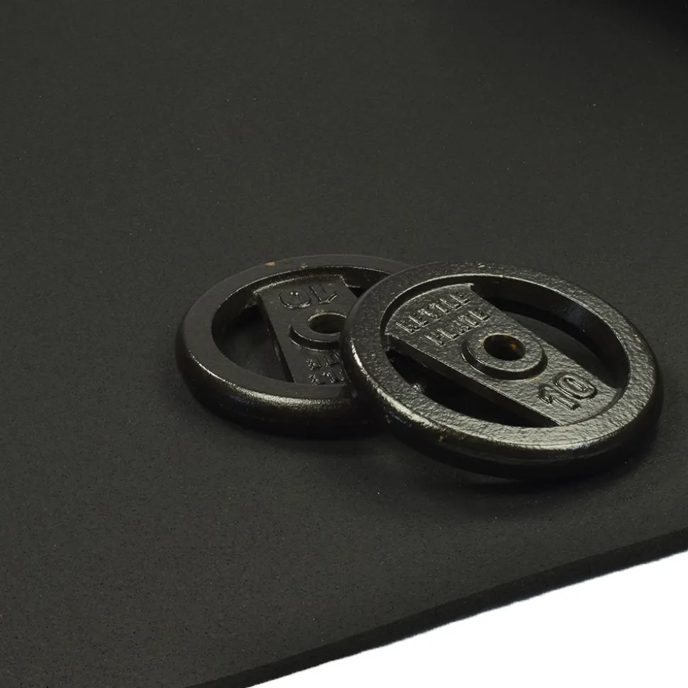 ForceFit West Athletic Rolled Rubber Black 3/8 Inch x 4 Ft. Wide Per SF