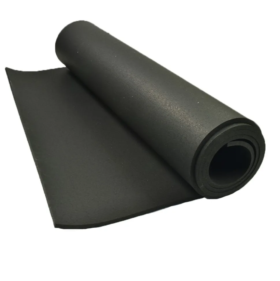 ForceFit West Athletic Rolled Rubber Black 3/8 Inch x 4 Ft. Wide Per SF