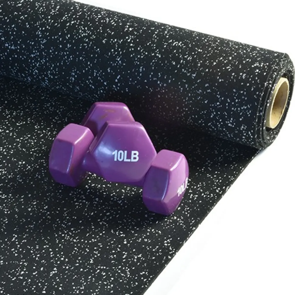 ForceFit West Athletic Rubber Flooring Roll 1/4 Inch Colors 10 LF