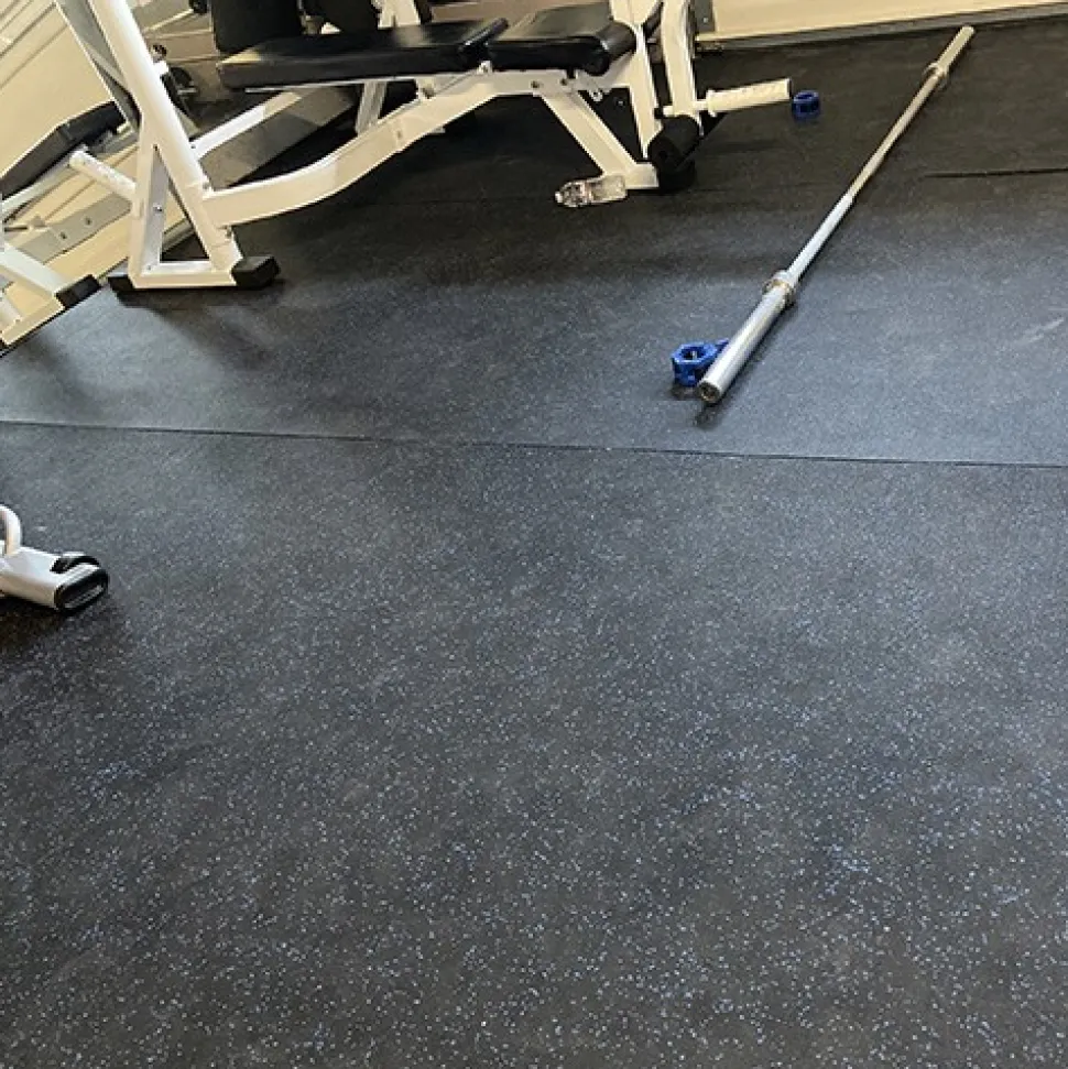 ForceFit West Athletic Rubber Flooring Roll 1/4 Inch Colors 10 LF