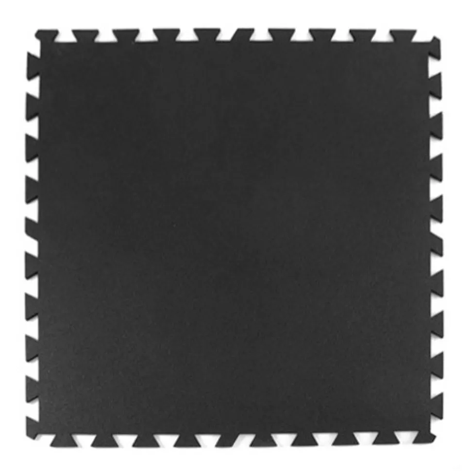 Geneva Rubber Tile Black 8 mm x 3x3 Ft.