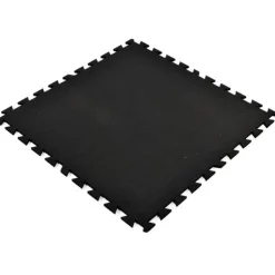 Geneva Rubber Tile Black 8 mm x 3x3 Ft.