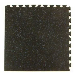 Geneva Rubber Tile 10% Color 3/8 Inch x 3x3 Ft.