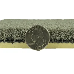 Greatmats Gym Turf Value 3/4 Inch x 15 Ft. Wide 5 mm Foam - Gray