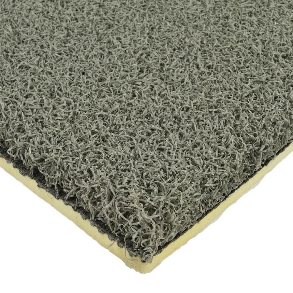 Greatmats Gym Turf Value 3/4 Inch x 15 Ft. Wide 5 mm Foam - Gray
