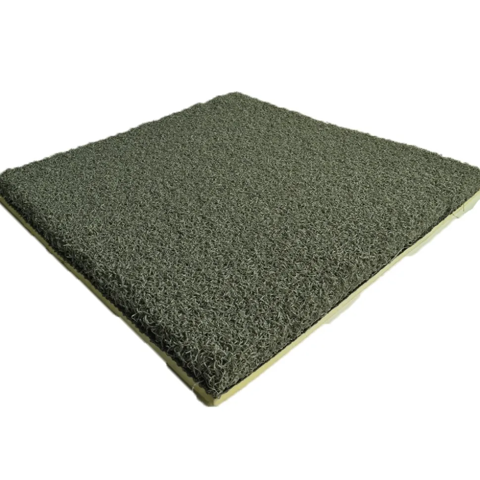Greatmats Gym Turf Value 3/4 Inch x 15 Ft. Wide 5 mm Foam - Gray