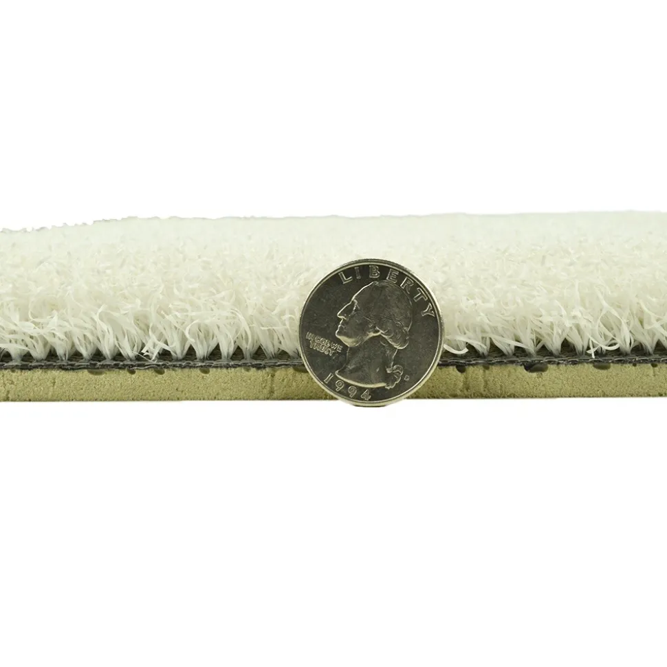 Greatmats Gym Turf Value 3/4 Inch x 15 Ft. Wide 5 mm Foam - White