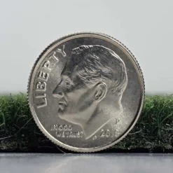Grizzly Grass Peel and Stick Carpet Tile 1/4 Inch x 24x24 Inches 15 Per Case