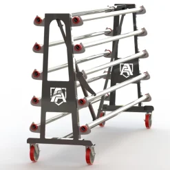 Gym Floor Covering Rolls Storage Rack 7,000 SF Capacity