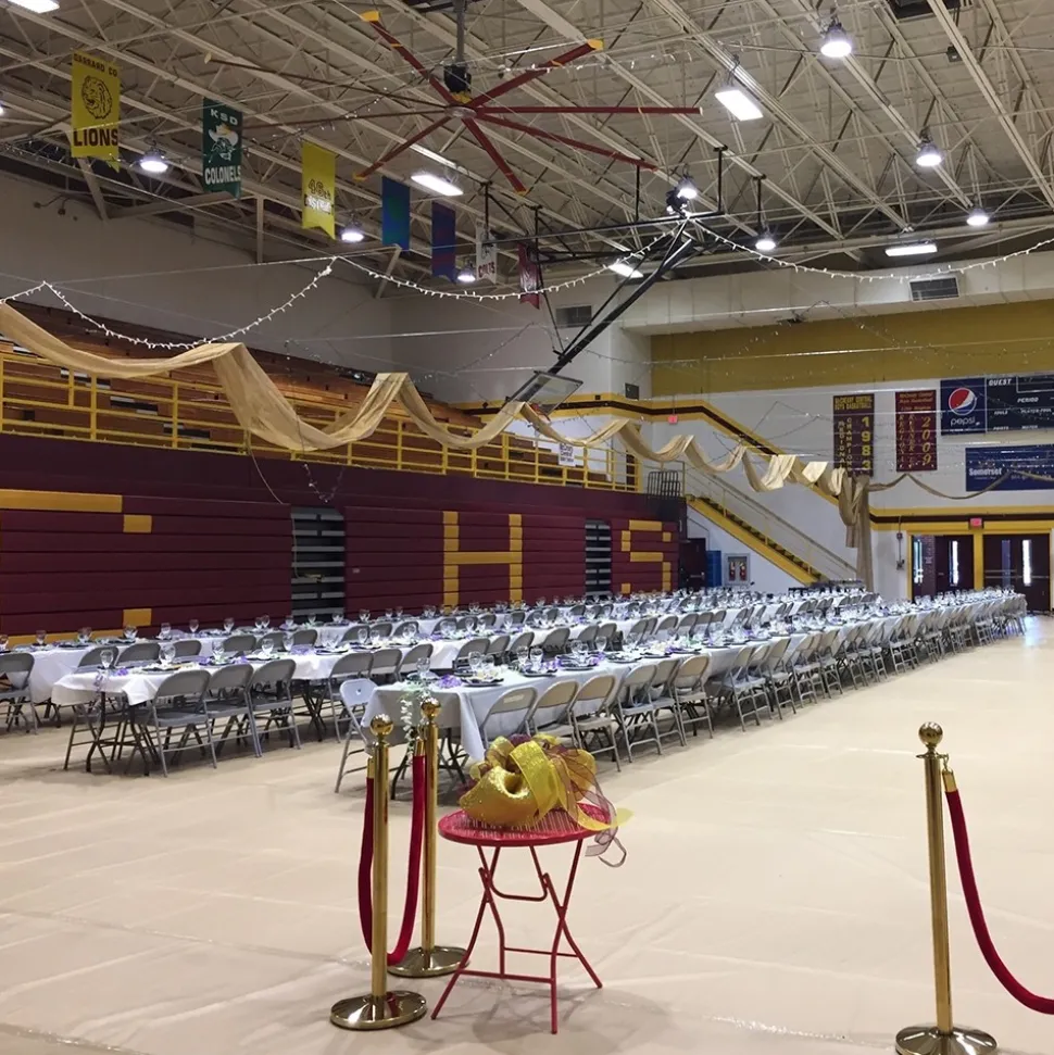 Gym Floor Cover 32 oz Vinyl per SF
