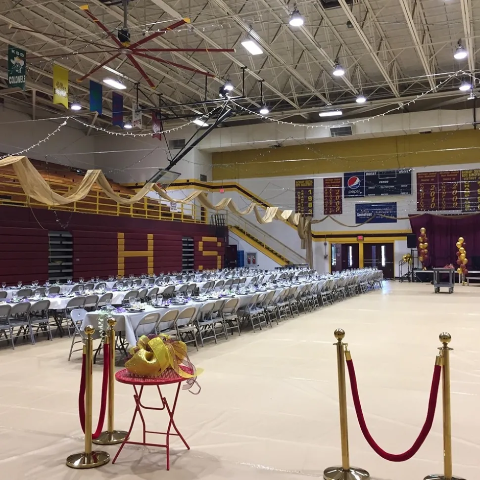 Gym Floor Cover 32 oz Vinyl per SF