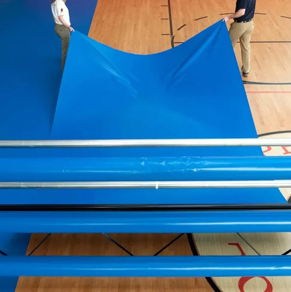 Gym Floor Cover 27 oz Vinyl per SF