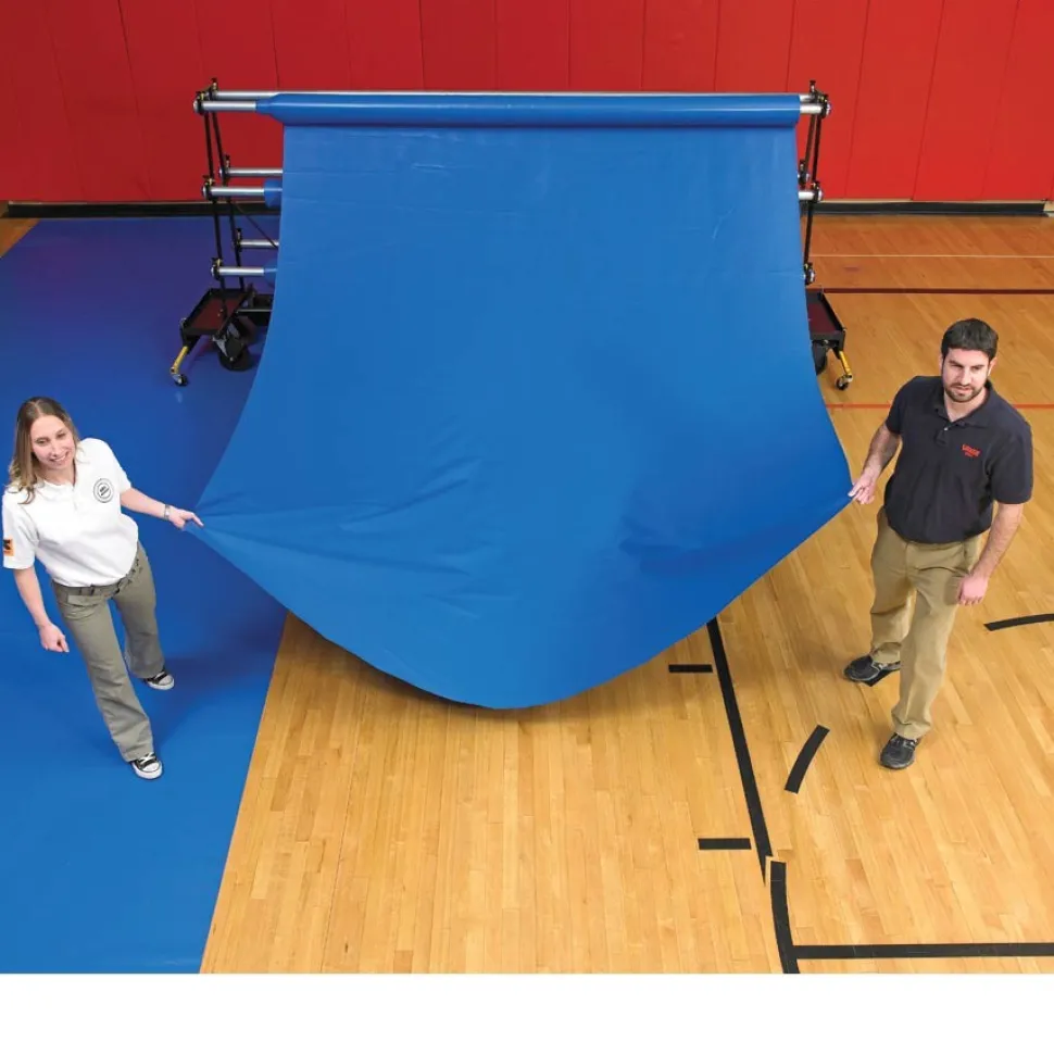 Gym Floor Cover 27 oz Vinyl per SF