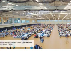 Gym Floor Cover 22 oz Vinyl Roll 10 x 100 Ft