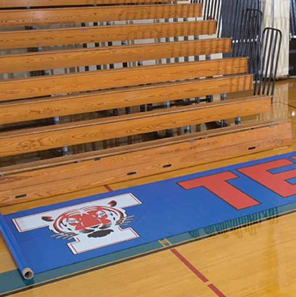 Gym Floor Cover Plus 32 oz Vinyl Runner 5 Ft Wide per LF