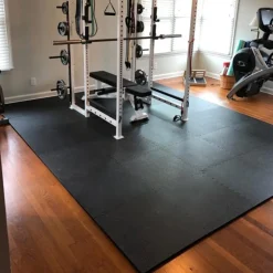 Gym Floor Workout Fitness Tile Pebble 3/4 Inch x 2x2 Ft.
