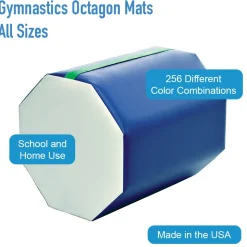 Gymnastics Octagon Mats 25 W x 30 L